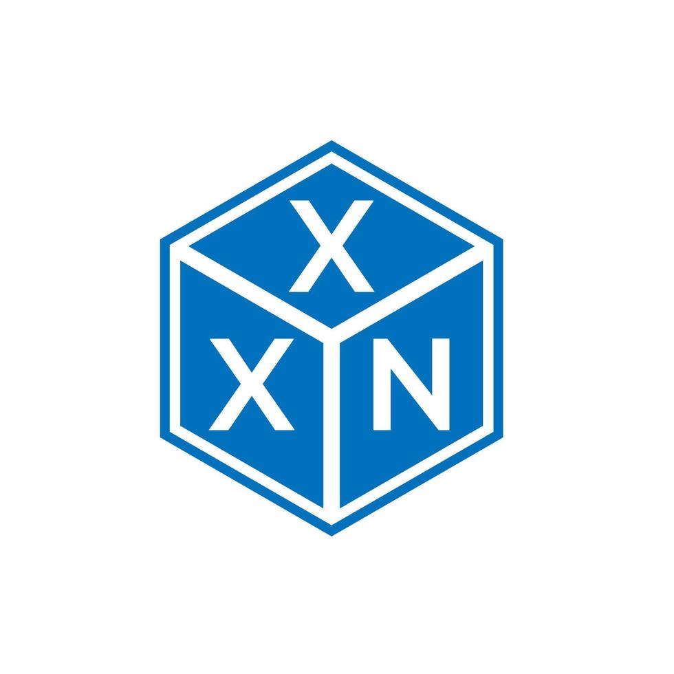 xxn-Buchstaben-Logo-Design auf weißem Hintergrund. xxn kreatives Initialen-Buchstaben-Logo-Konzept. xxn Briefgestaltung. vektor