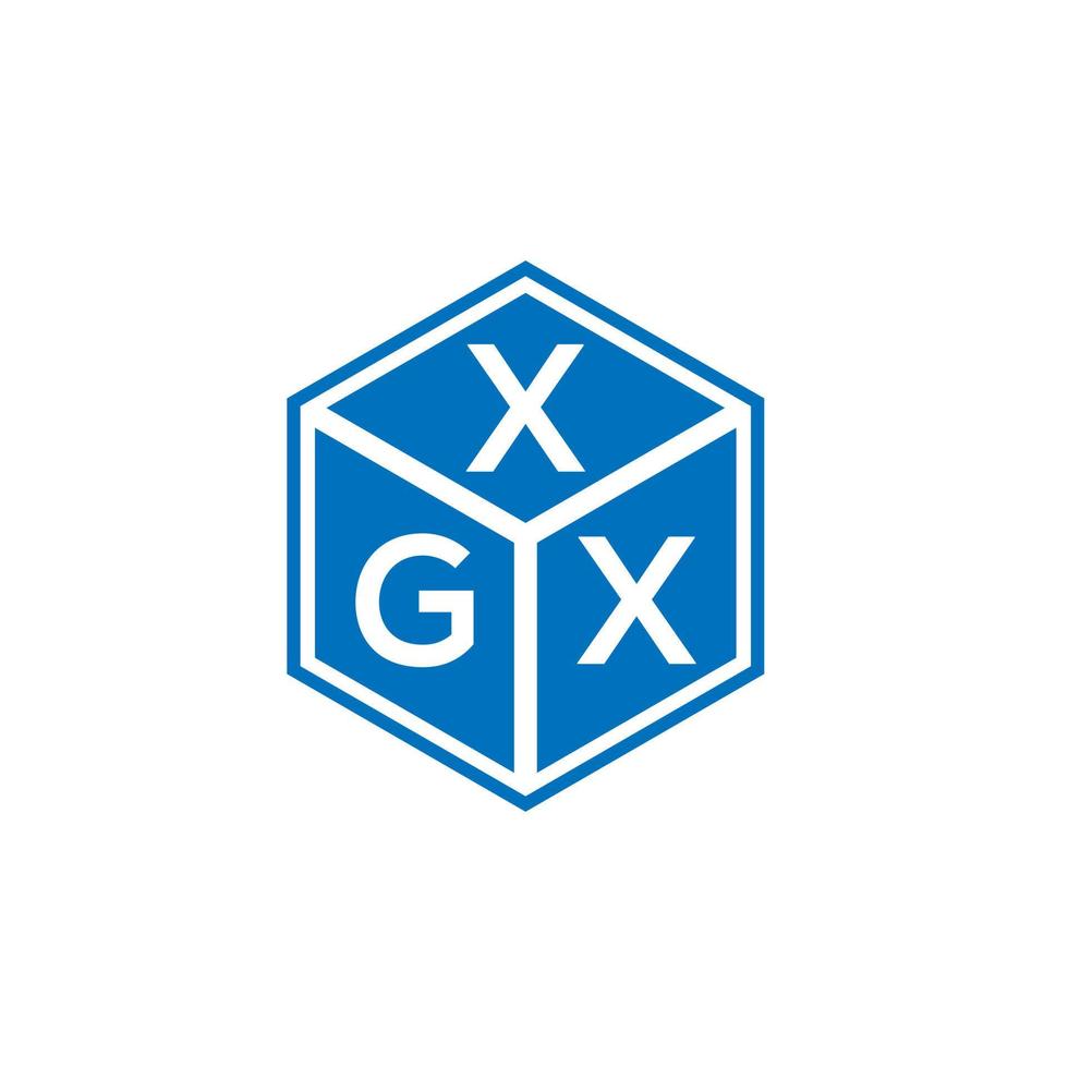 xgx-Buchstaben-Logo-Design auf weißem Hintergrund. xgx kreative Initialen schreiben Logo-Konzept. xgx-Briefgestaltung. vektor