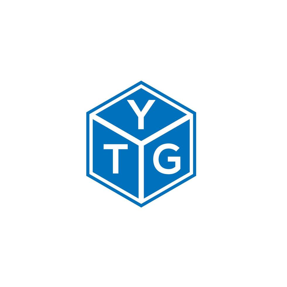 ytg brev logotyp design på vit bakgrund. ytg kreativa initialer bokstavslogotyp koncept. ytg bokstavsdesign. vektor