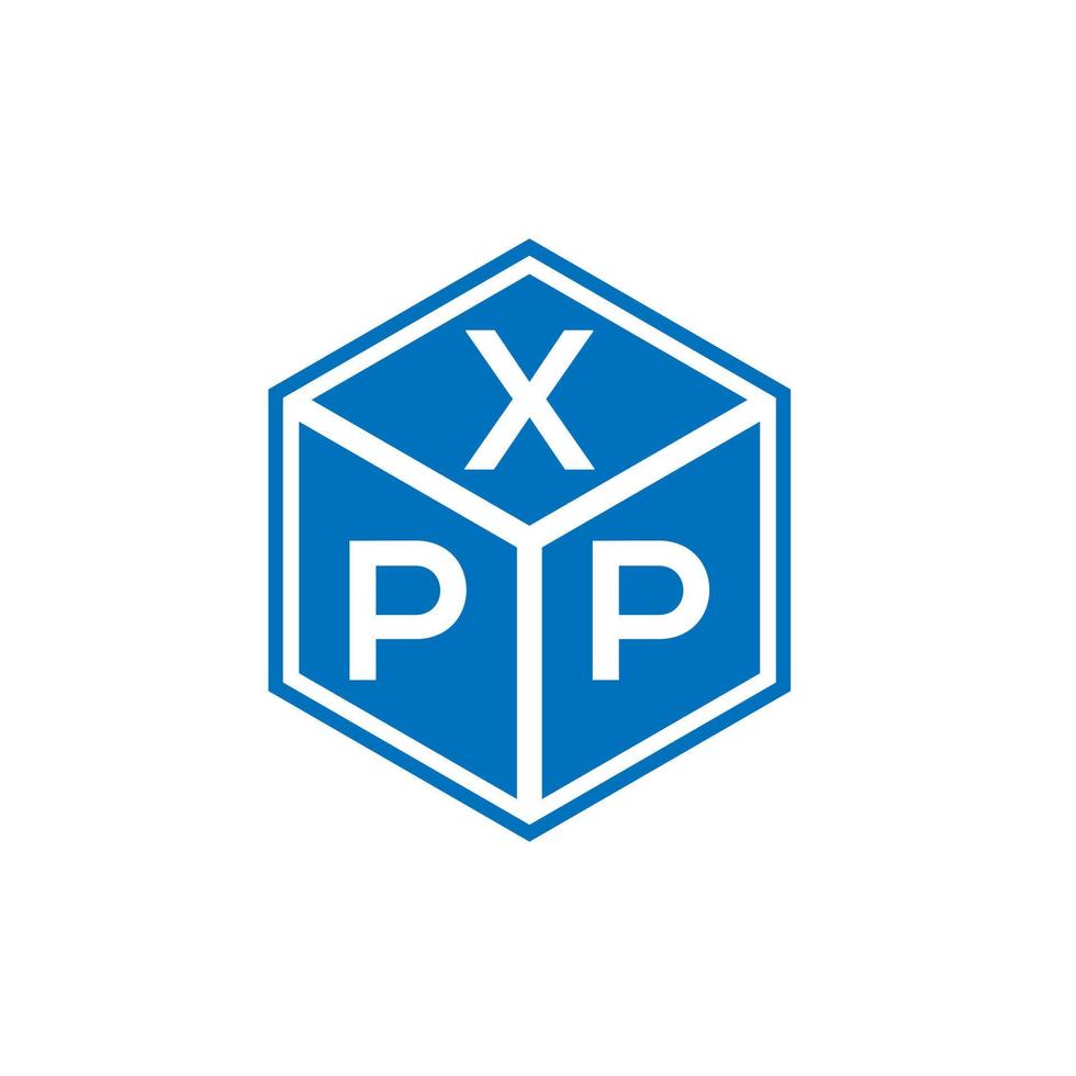 Xpp-Brief-Logo-Design auf weißem Hintergrund. xpp kreative Initialen schreiben Logo-Konzept. xpp Briefgestaltung. vektor