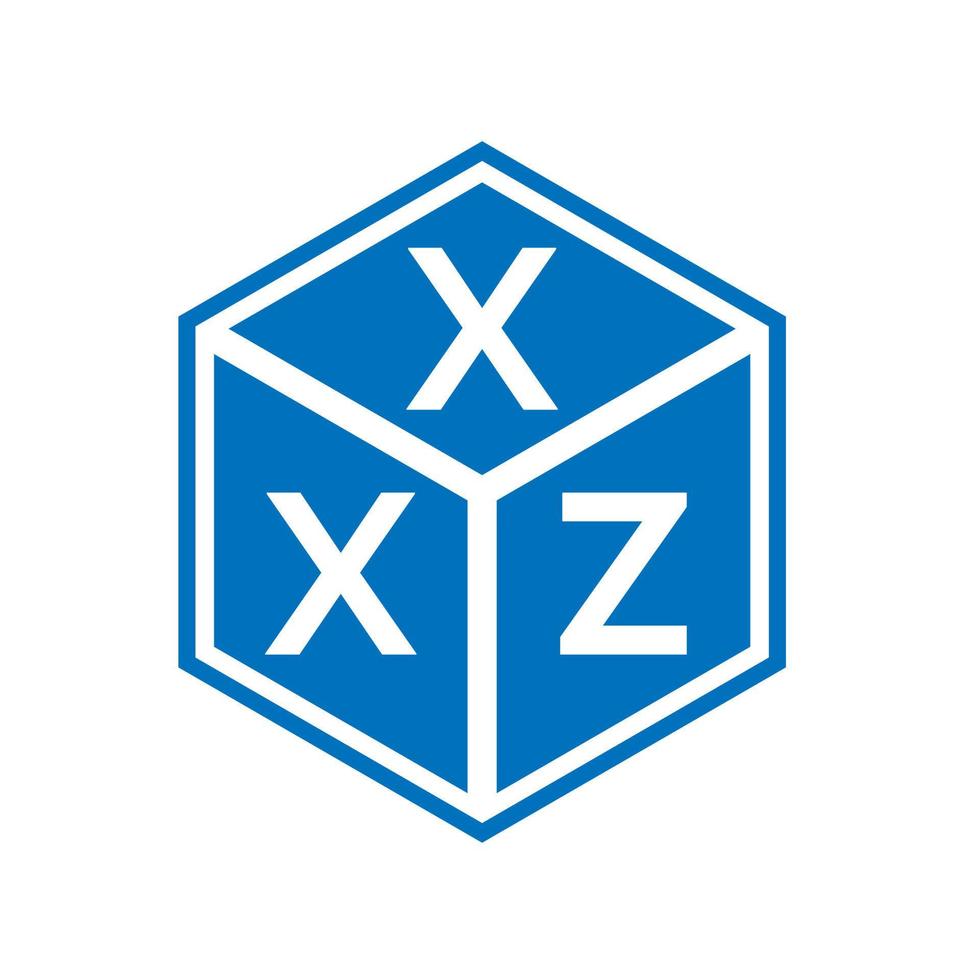 xxz-Buchstaben-Logo-Design auf weißem Hintergrund. xxz kreative Initialen schreiben Logo-Konzept. xxz Briefgestaltung. vektor