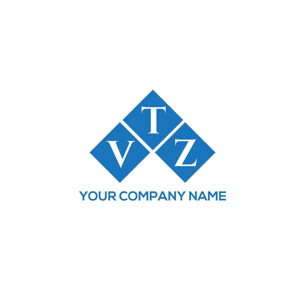 vtz brev logotyp design på vit bakgrund. vtz kreativa initialer bokstavslogotyp koncept. vtz bokstavsdesign. vektor