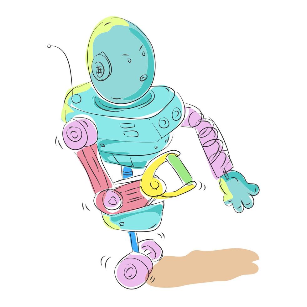 robot vektor illustration