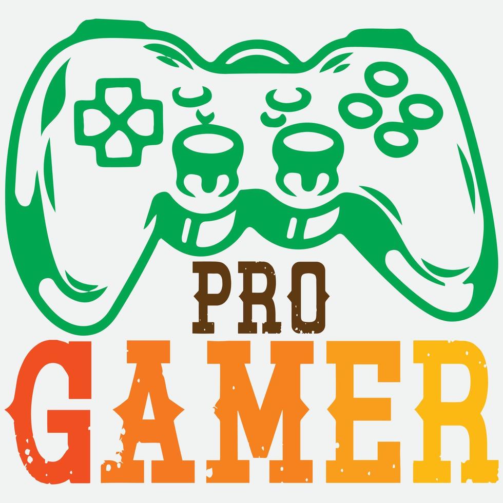 Profi-Gamer-Vektor vektor