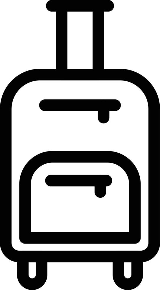 bagage vektor illustration på en bakgrund. premium kvalitet symbols.vector ikoner för koncept och grafisk design.