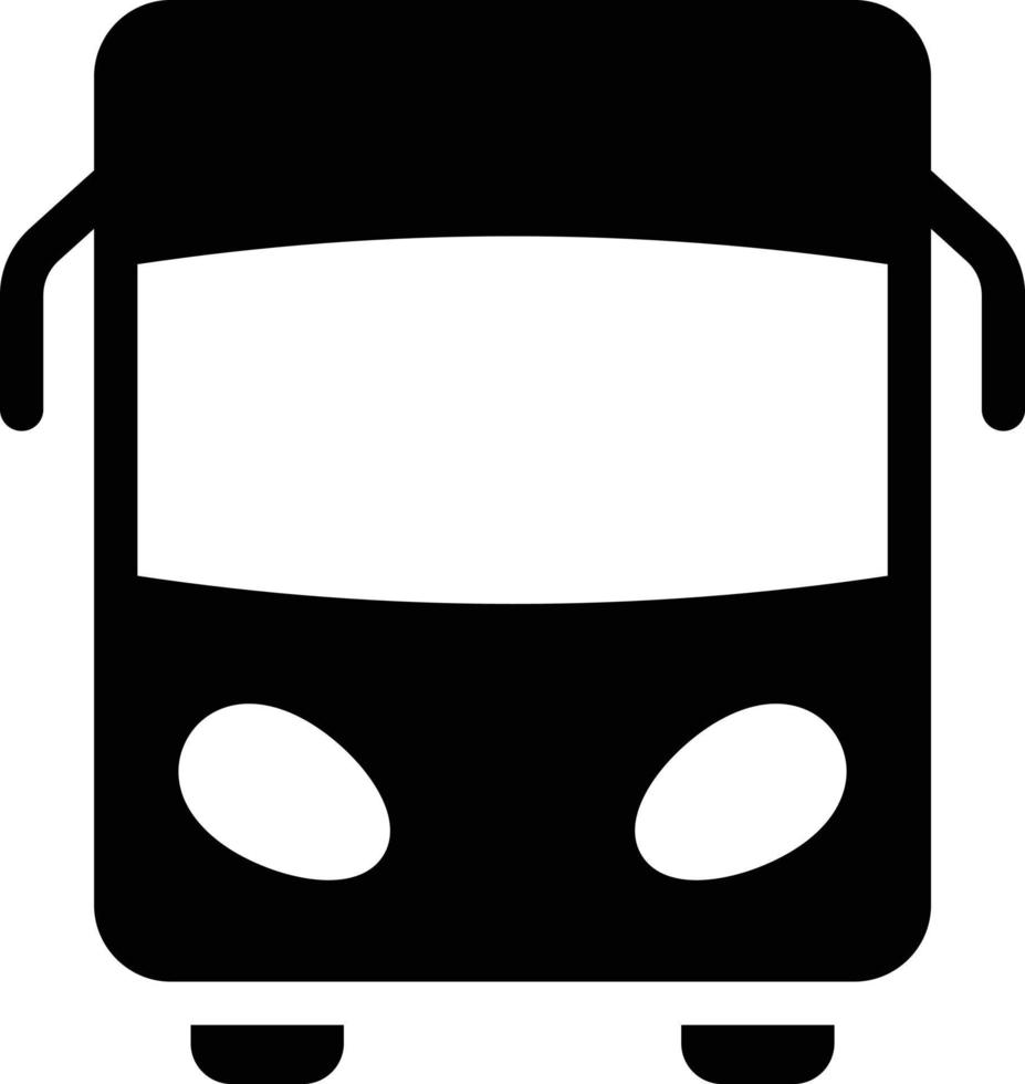 busvektorillustration auf einem hintergrund. hochwertige symbole. vektorikonen für konzept und grafikdesign. vektor