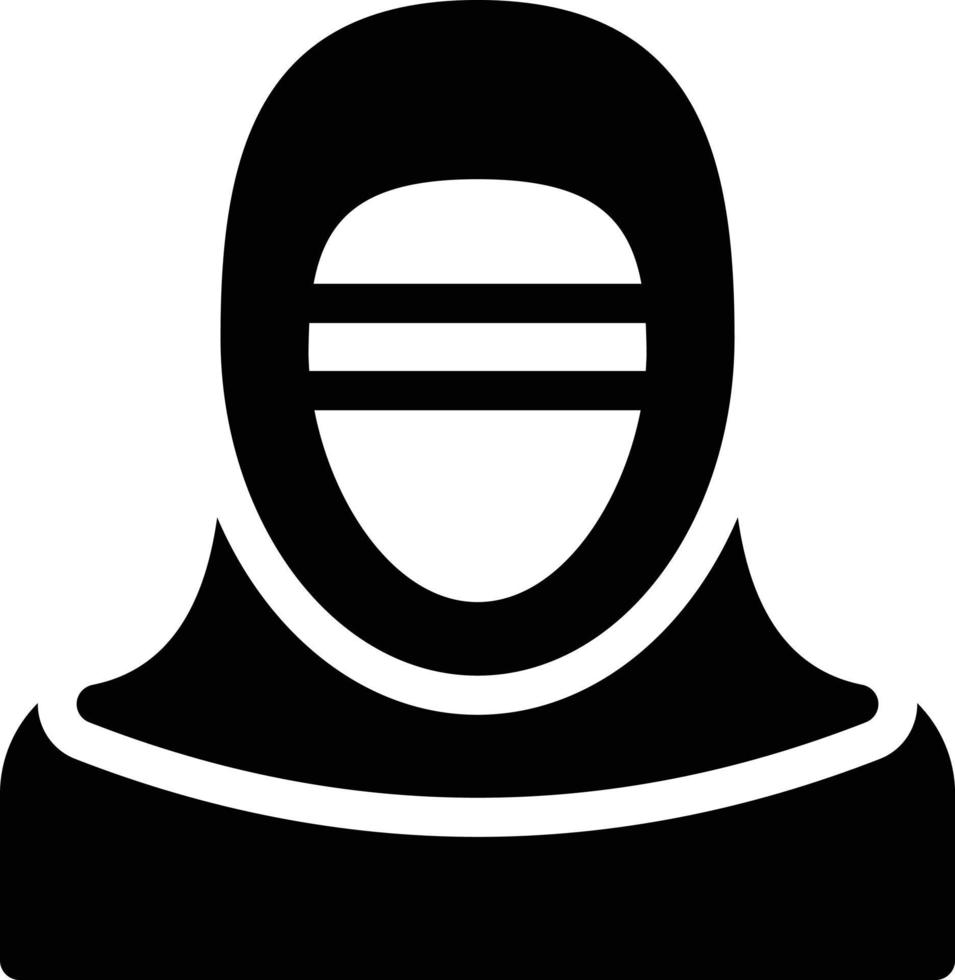 hijab-frauenvektorillustration auf einem hintergrund. hochwertige symbole. vektorikonen für konzept und grafikdesign. vektor