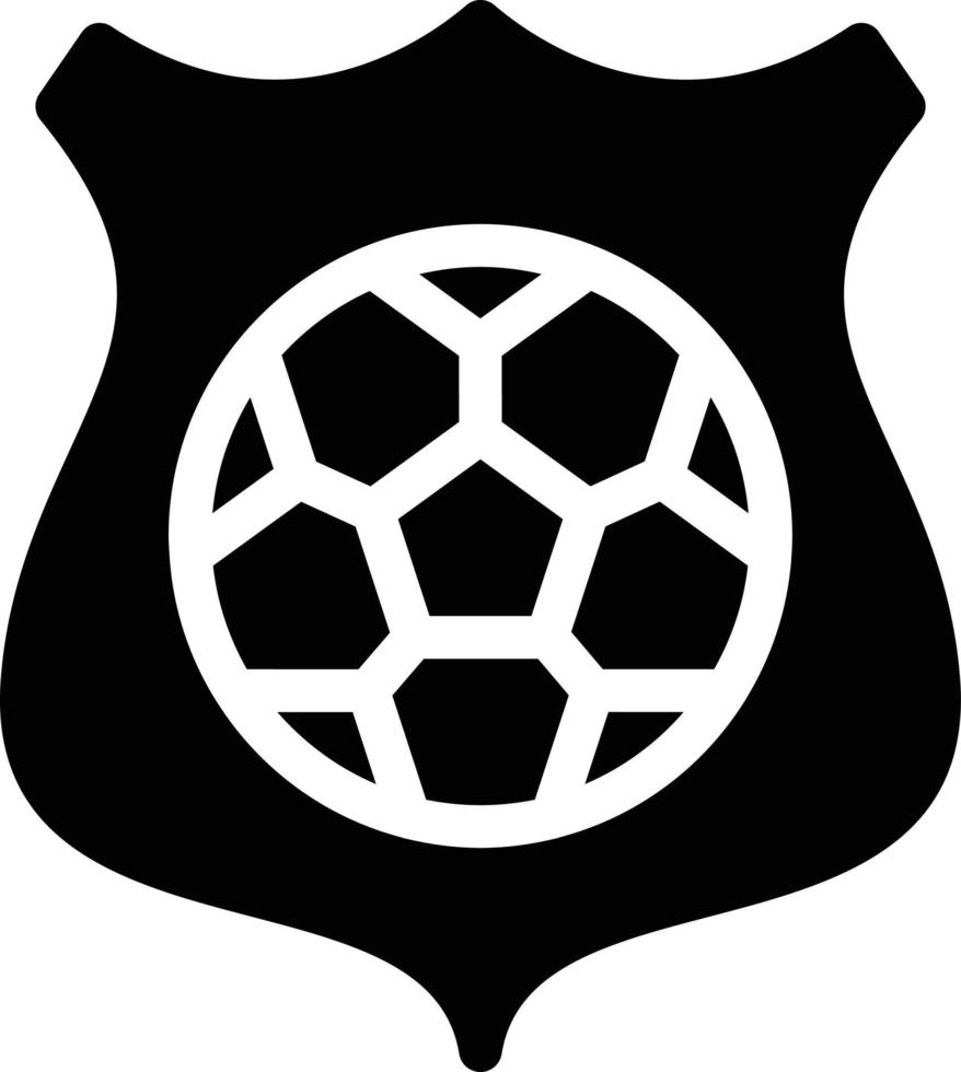 fotboll badge vektor illustration på en bakgrund. premium kvalitet symbols.vector ikoner för koncept och grafisk design.