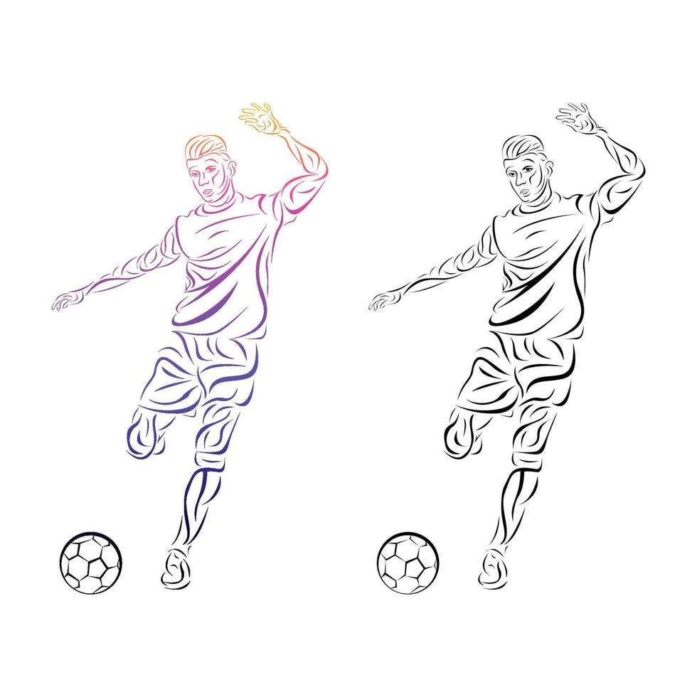 abstrakt av illustration fotboll vektor