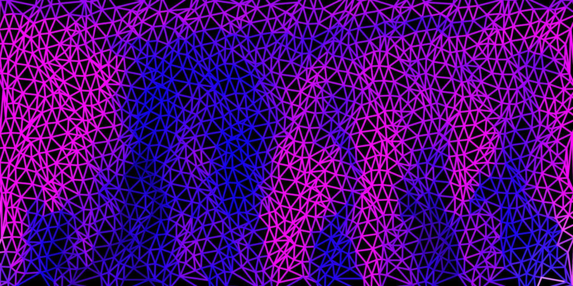 hellviolettes, rosa Vektor polygonales Muster.