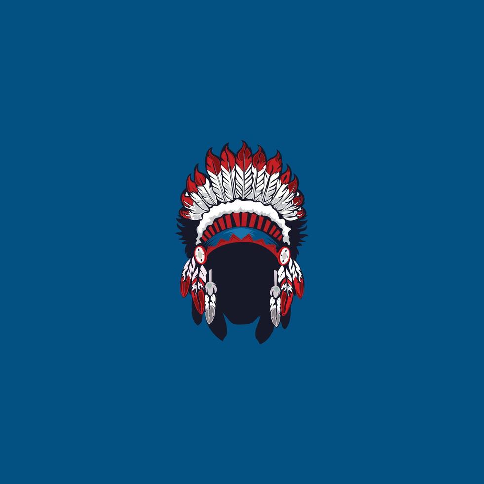 Afrikanische ethnische Maske Logo Vector.eps vektor