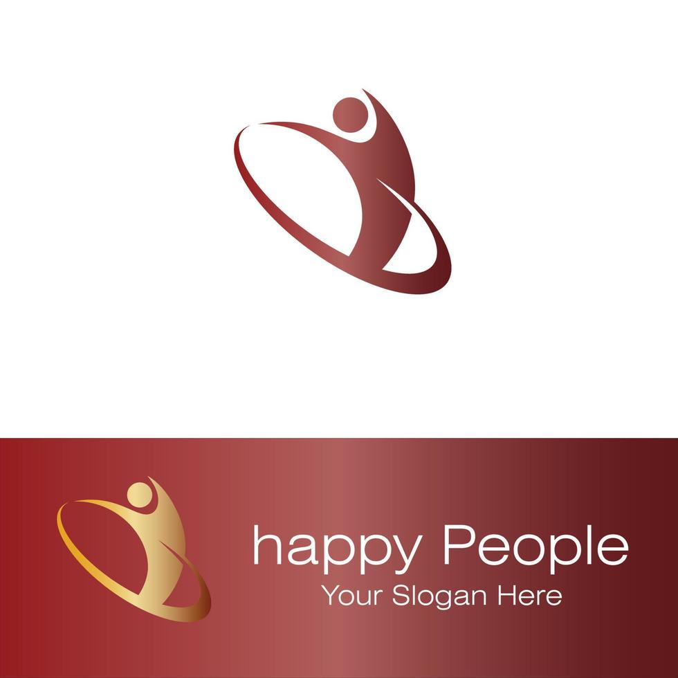 glada människor logo.eps vektor