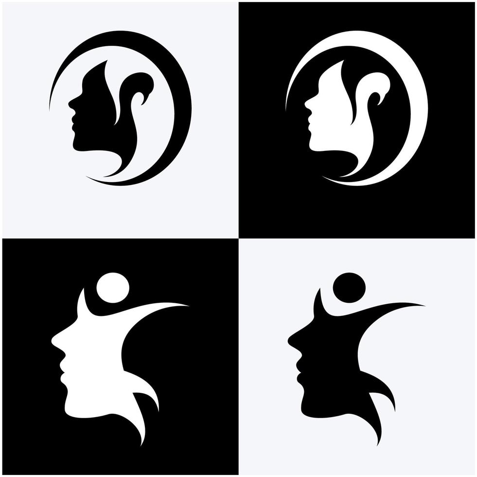 einfaches Schwarz-Weiß-Logo für Unternehmen vektor