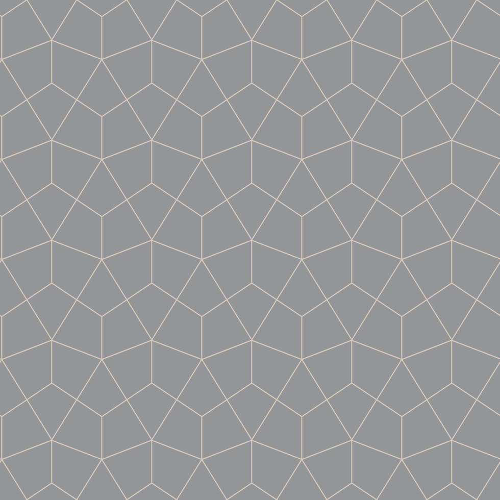 moderne nahtlose Illustration des Vektors. geometrisches Muster auf grauem Hintergrund. Ziermuster für Flyer, Typografie, Tapeten, Hintergründe vektor