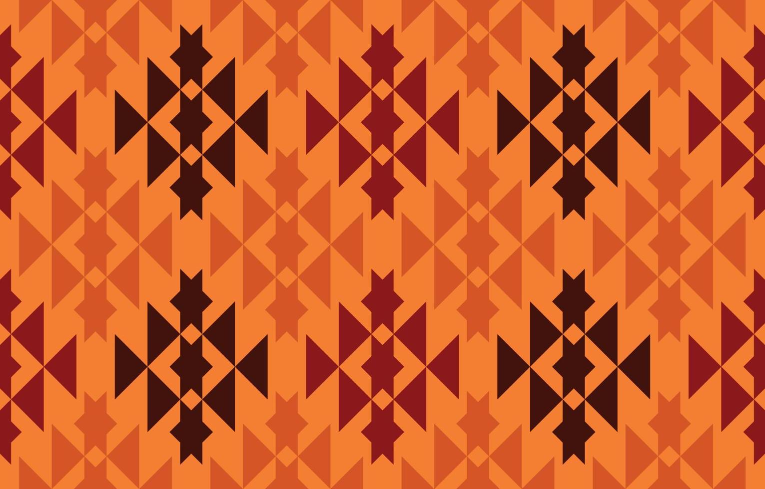 Navajo-Stoff nahtloses Muster geometrischer Stammes-ethnischer traditioneller Hintergrund, Designelemente der amerikanischen Ureinwohner, Design für Teppich, Tapete, Kleidung, Teppich, Interieur, Vektorgrafik-Stickerei. vektor