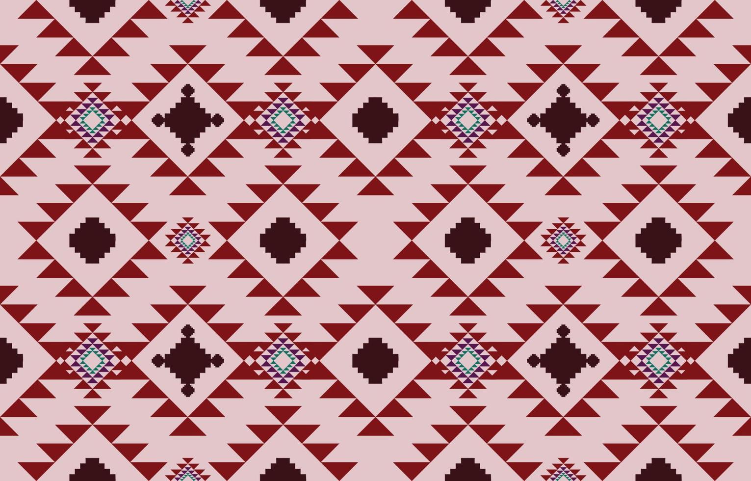 navajo tyg sömlösa mönster geometrisk tribal etnisk traditionell bakgrund, infödda amerikanska designelement, design för matta, tapeter, kläder, matta, interiör, vektor illustration broderi.