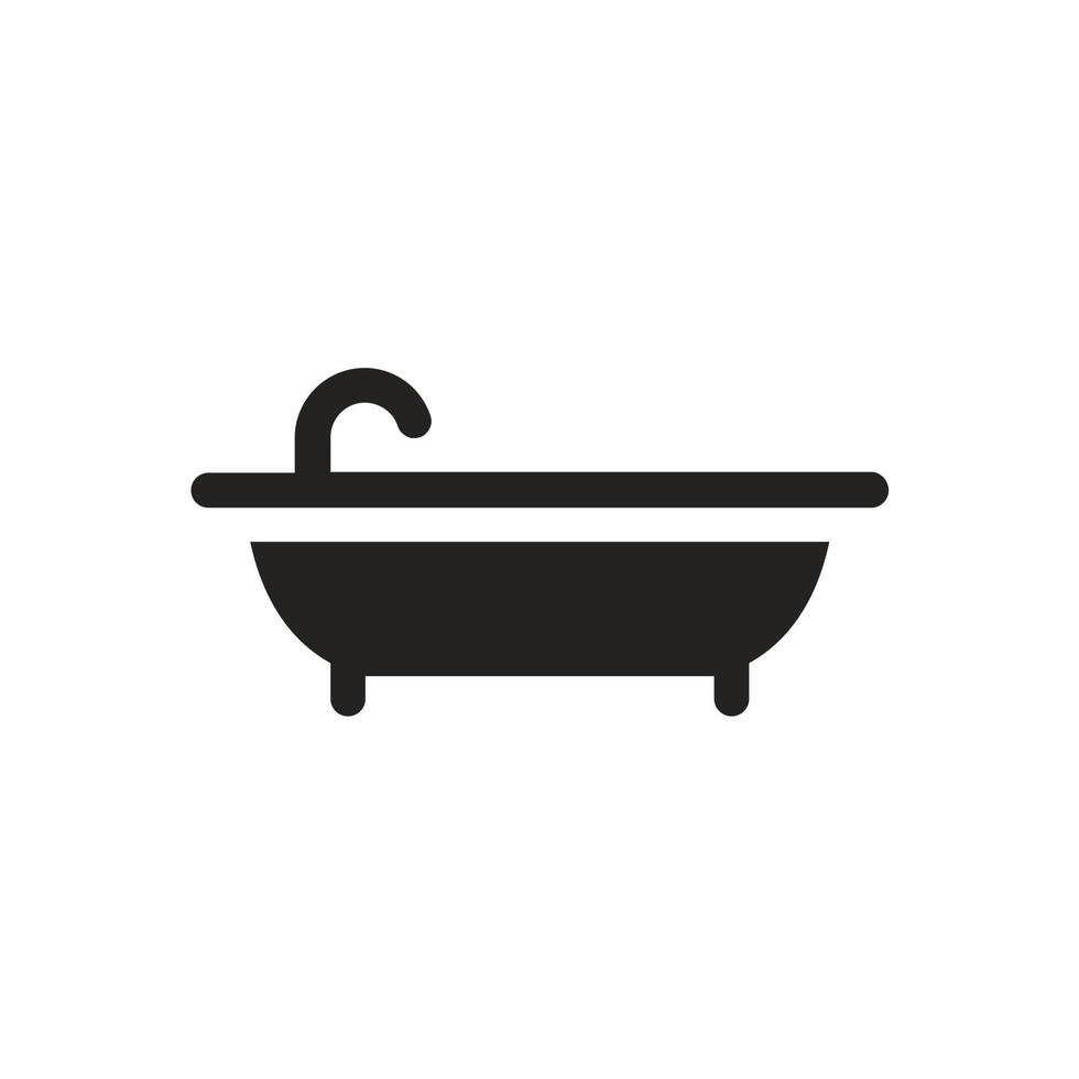 badewanne symbol illustration. vektor