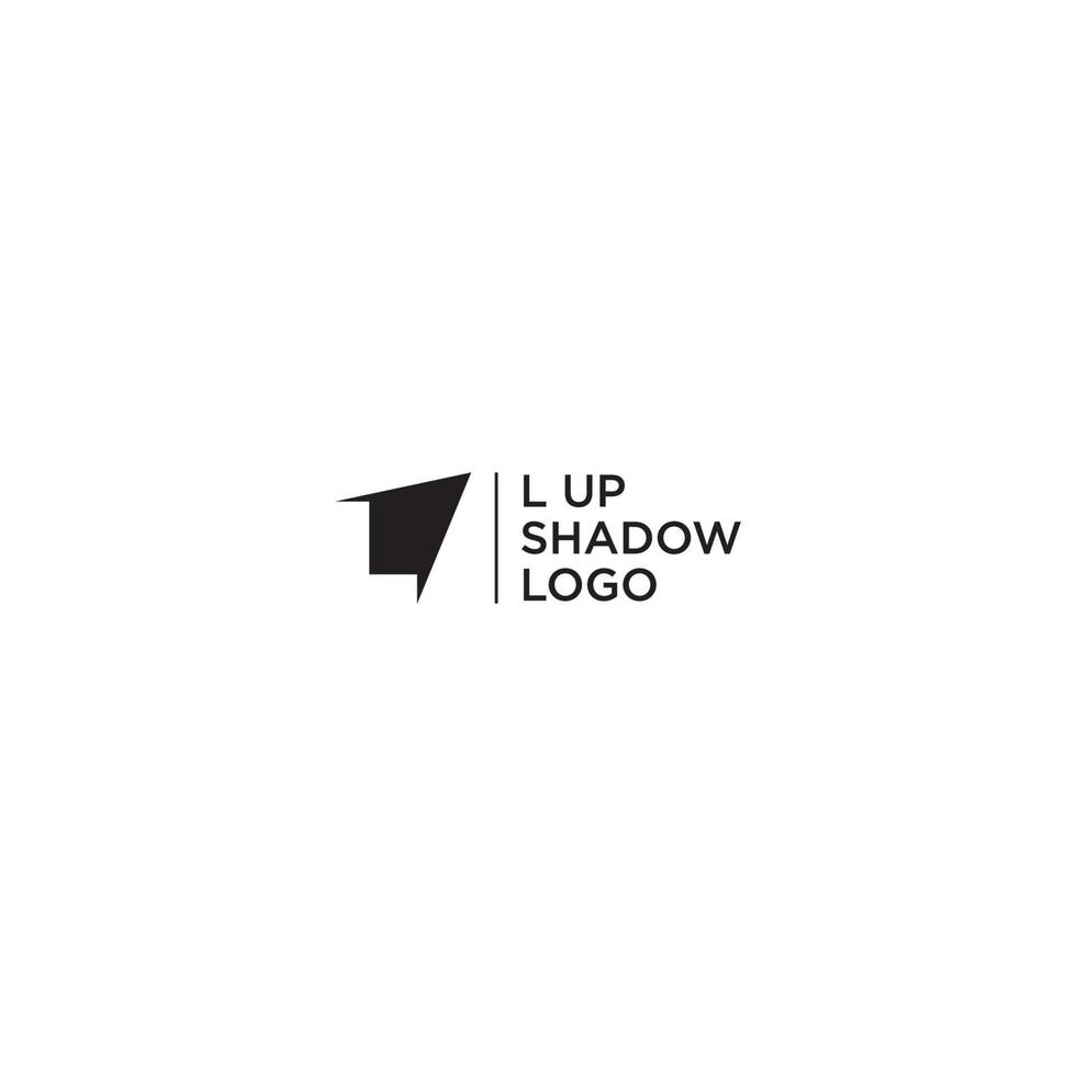 l Schatten-Logo-Design-Vektor vektor