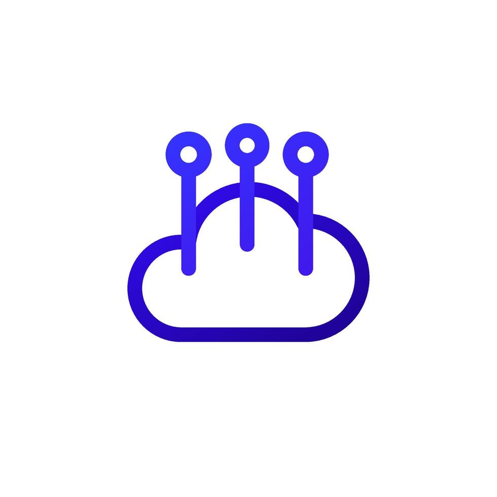 Cloud-Computing-Logo-Symbol, Vektor