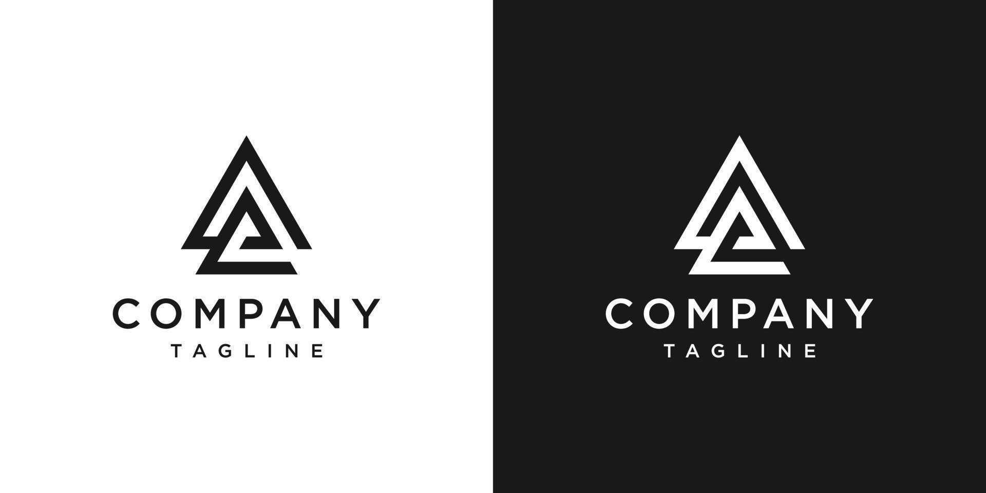 kreativa bokstaven ae monogram logotyp designikon mall vit och svart bakgrund vektor