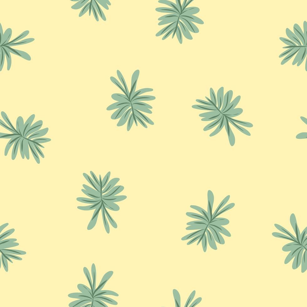 tropisches Blattmuster. sommermuster für textilien, tapeten, stoffe. Hintergrund grüne handgezeichnete Blätter vektor