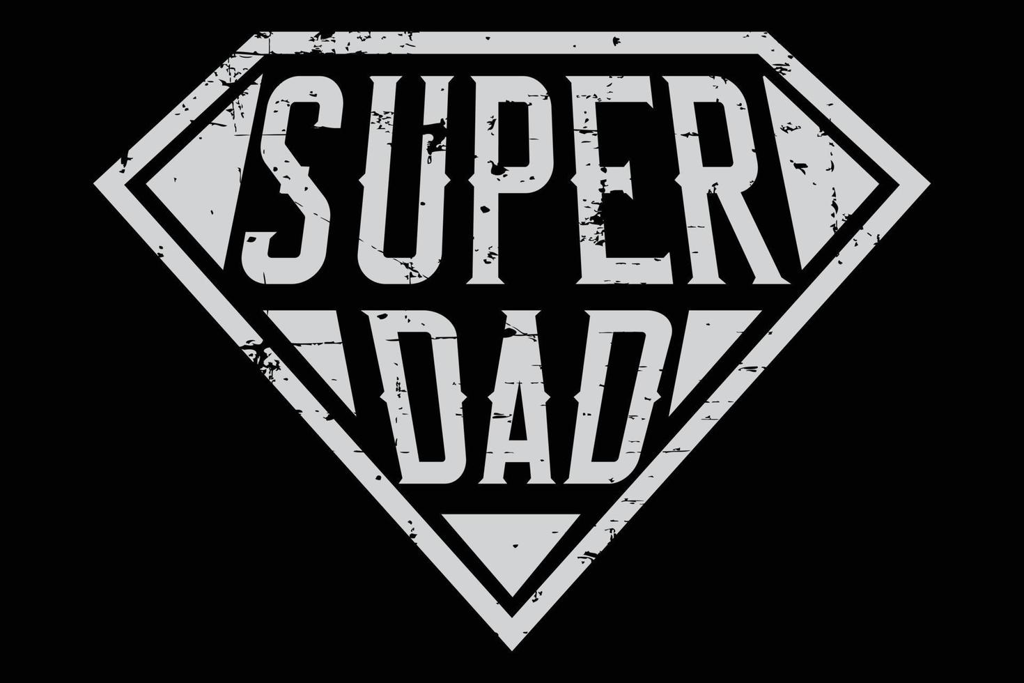 super pappa fars dag t-shirt design. vektor
