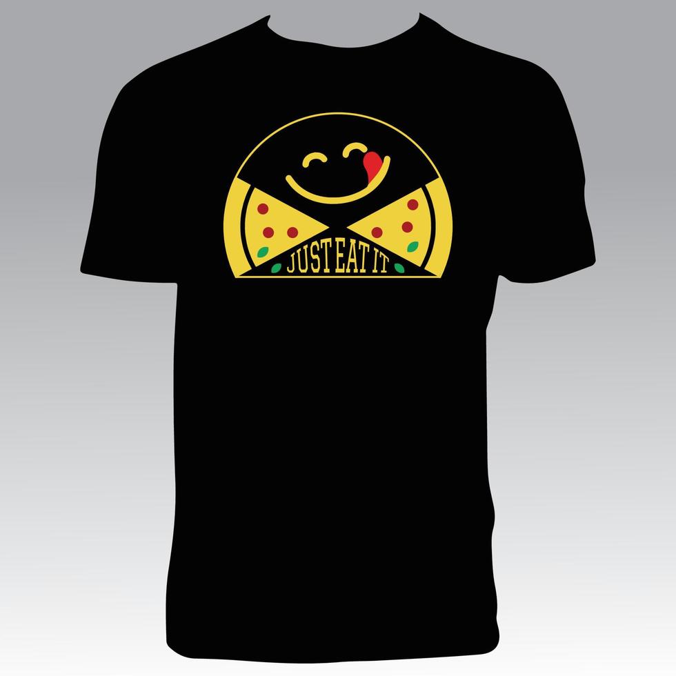 Pizza-T-Shirt-Design vektor