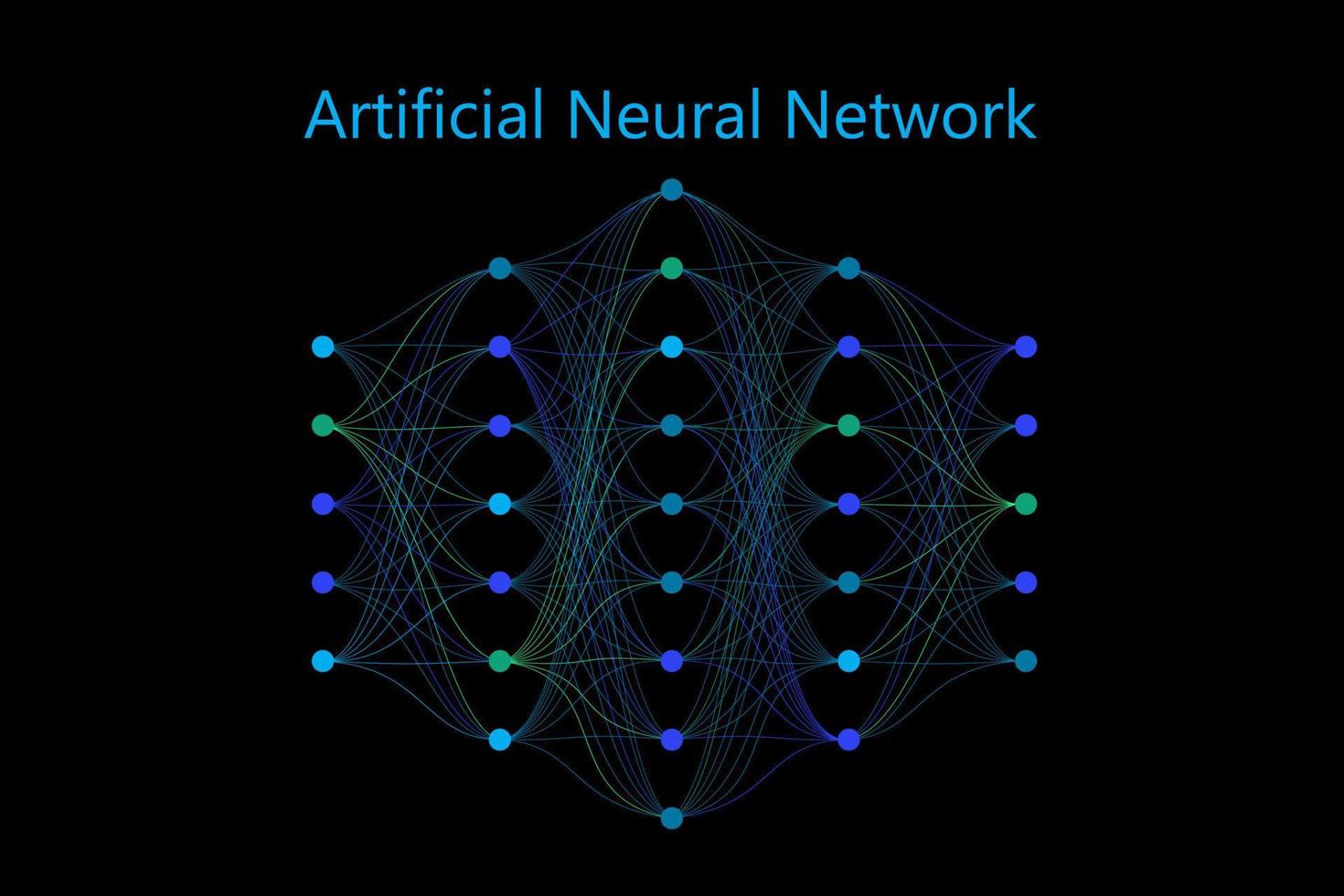 neuronales Netzwerkmodell vektor