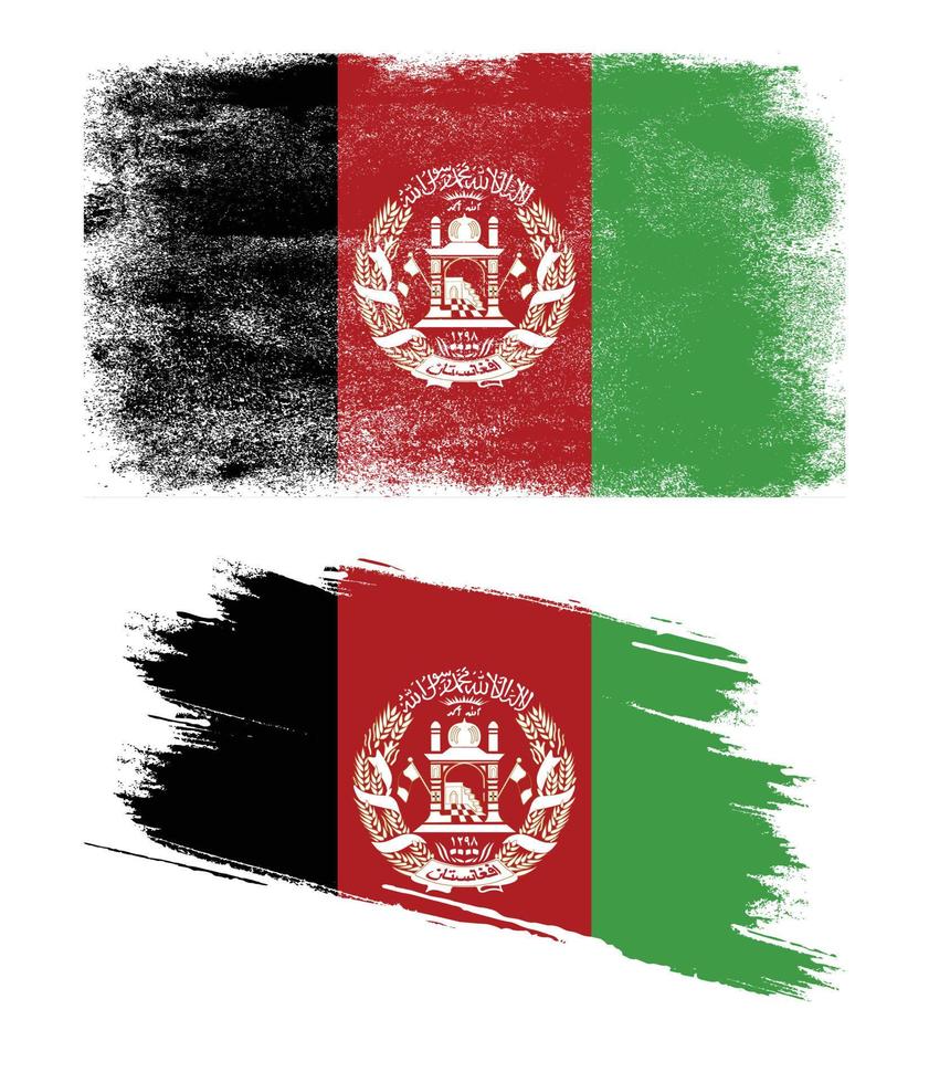 Afghanistan-Flagge im Grunge-Stil vektor