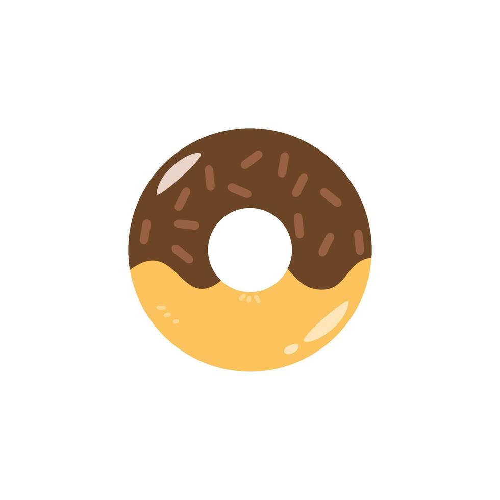 Donut-Doodle bunt vektor