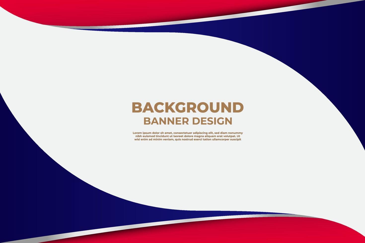 elegant våg bakgrund banner mall design för företagspresentation vektor