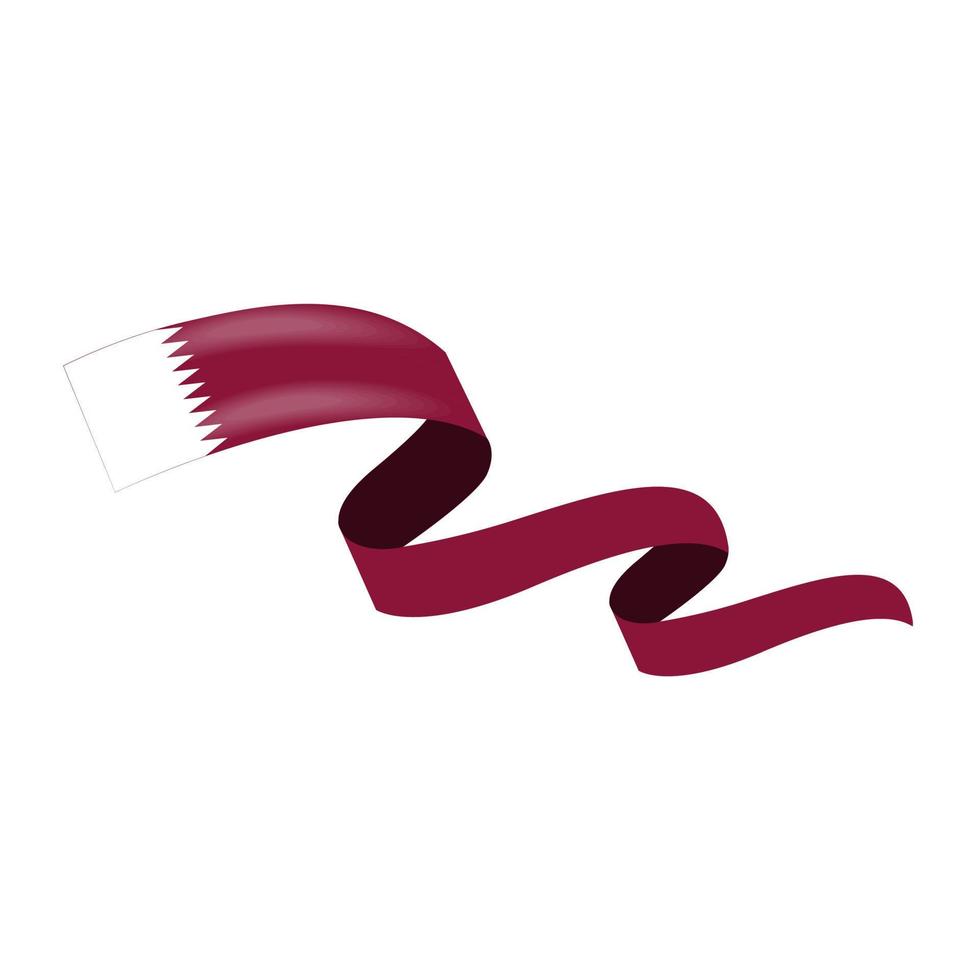 Qatar flagga vektor eps 10