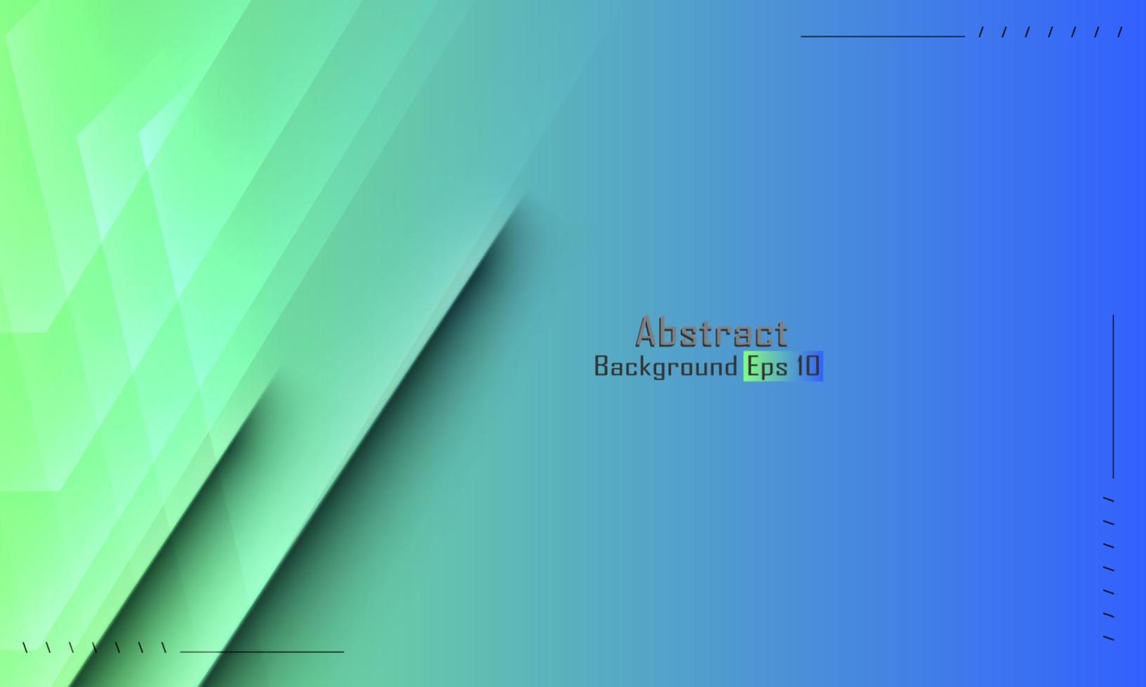 hellgrüner und blauer Farbverlauf moderner abstrakter Hintergrund vektor