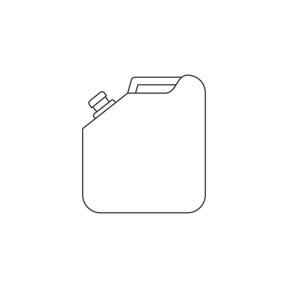 jerry can vektor clip art ikon vektor illustration