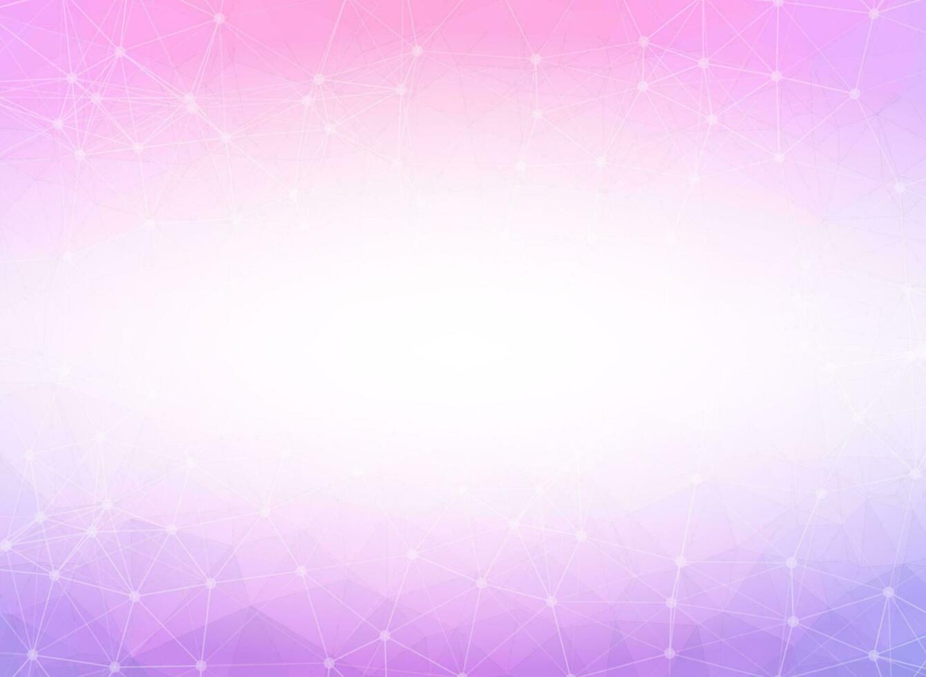 geometrisches rosa polygonales hintergrundmolekül und kommunikation. verbundene Linien mit Punkten. Minimalismus-Hintergrund. konzept der wissenschaft, chemie, biologie, medizin, technik. vektor