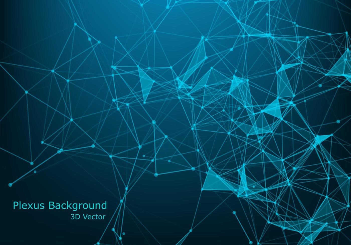 abstrakter polygonaler hintergrund mit verbundenen linien und punkten. minimalistisches geometrisches Muster. Molekülstruktur und Kommunikation. grafischer Plexushintergrund. wissenschaft, medizin, technologiekonzept vektor