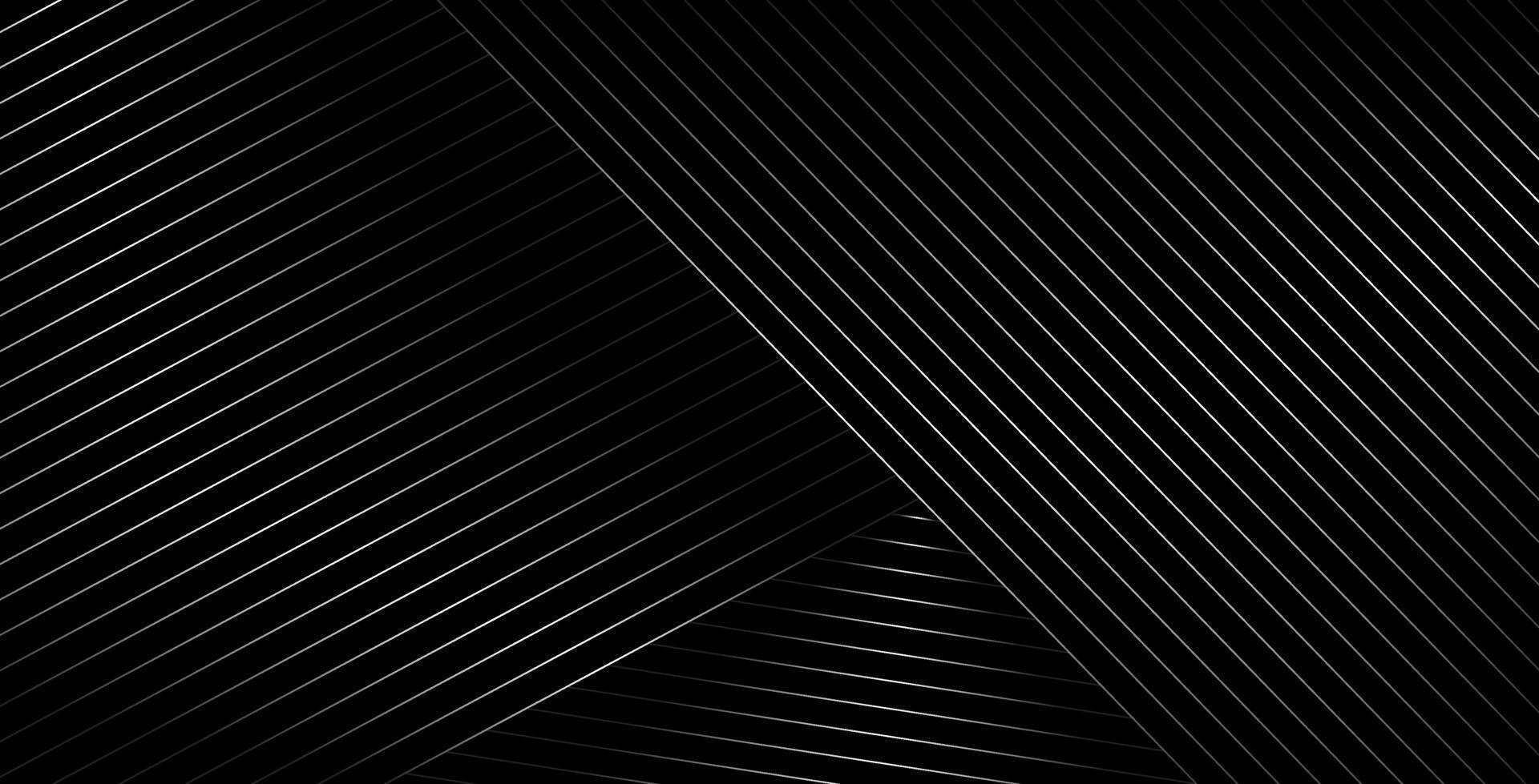 abstrakt svart bakgrund med diagonala linjer vektor