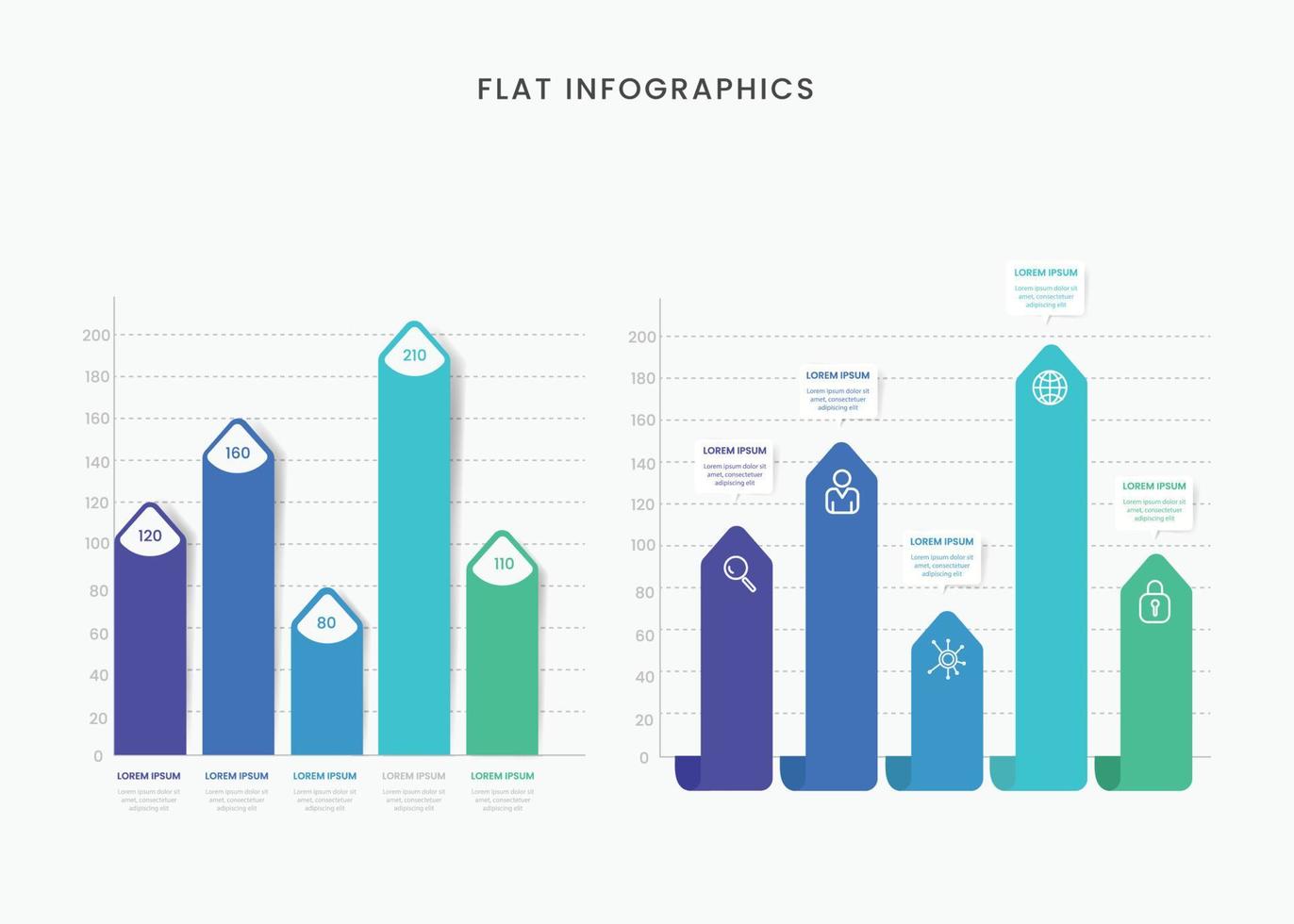 Business-Infografik-Template-Design vektor