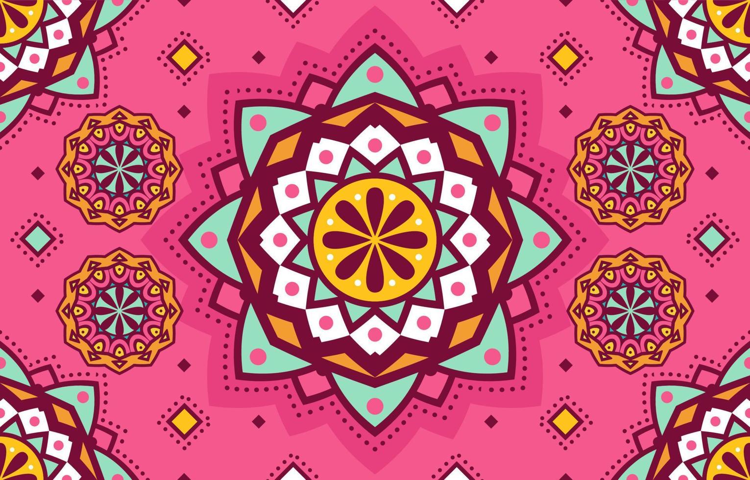 Mandala nahtlose Hintergrund vektor