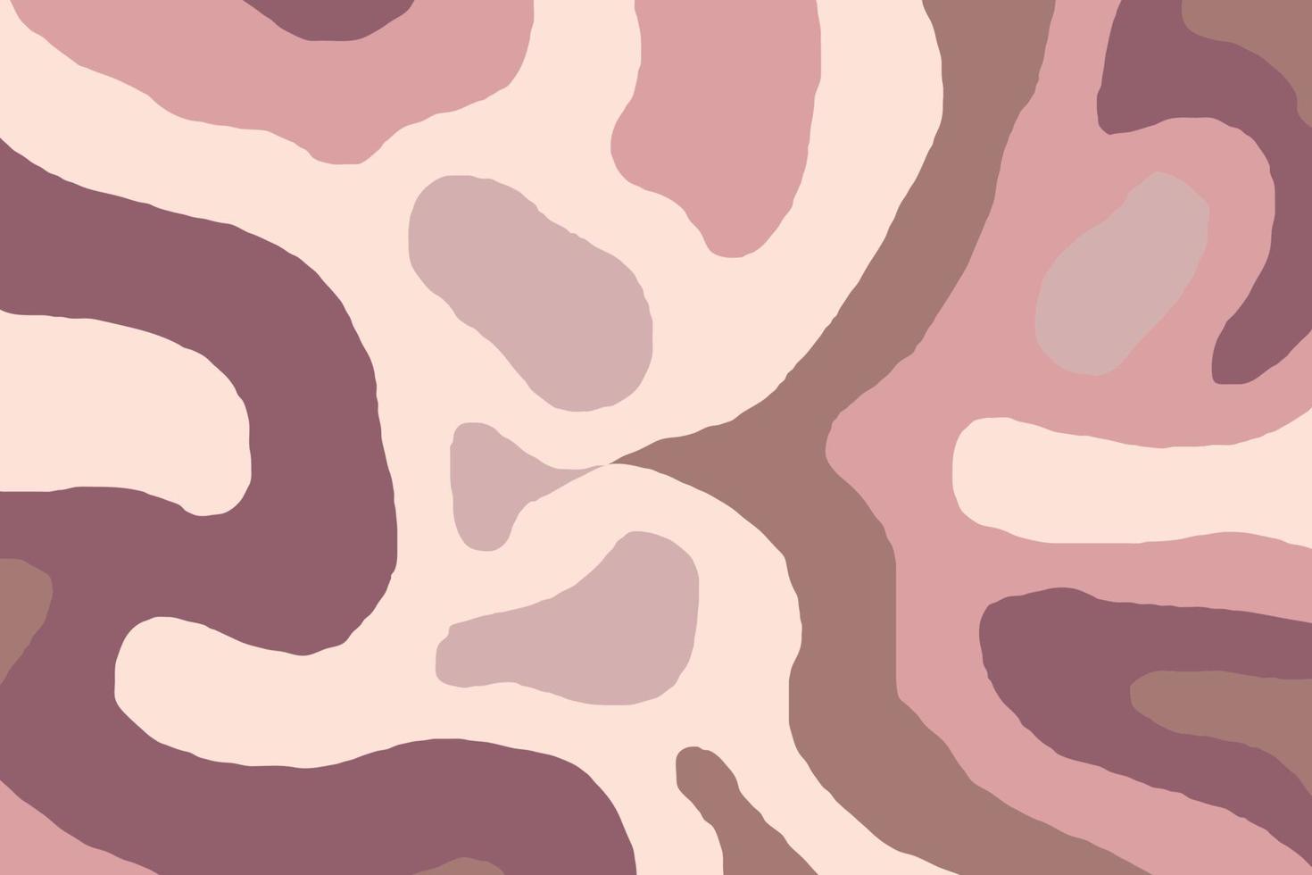 hand ritning organisk linje abstrakt rosa bakgrund, vektorillustration. vektor