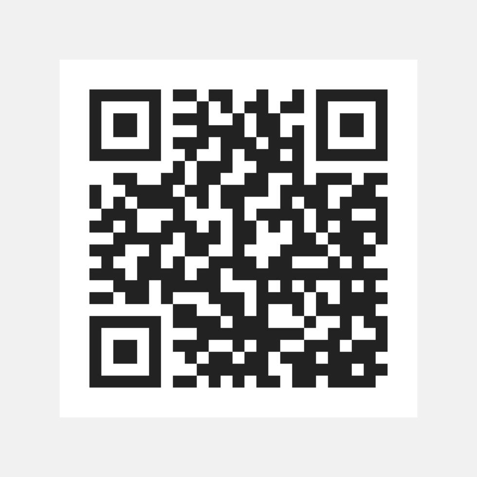 qr skanna kod vektor design