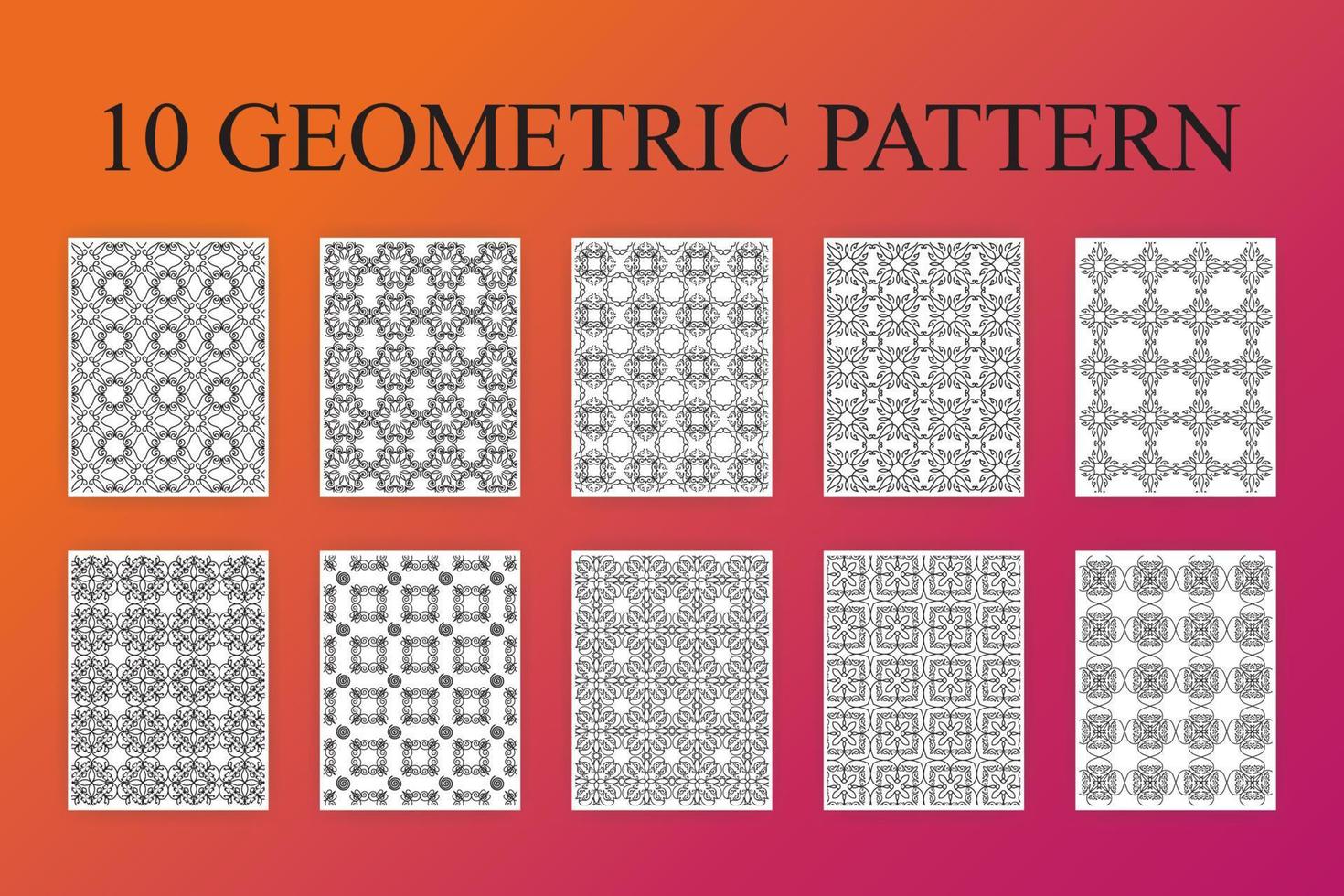 geometriska abstrakta mönster vektor