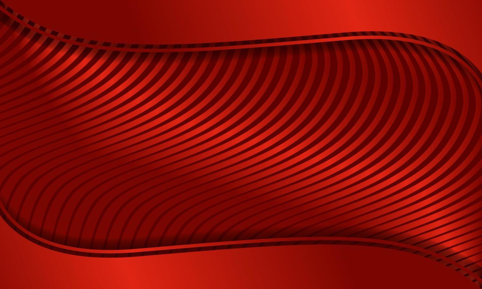 abstrakt bakgrund, röda vågor, design vektor