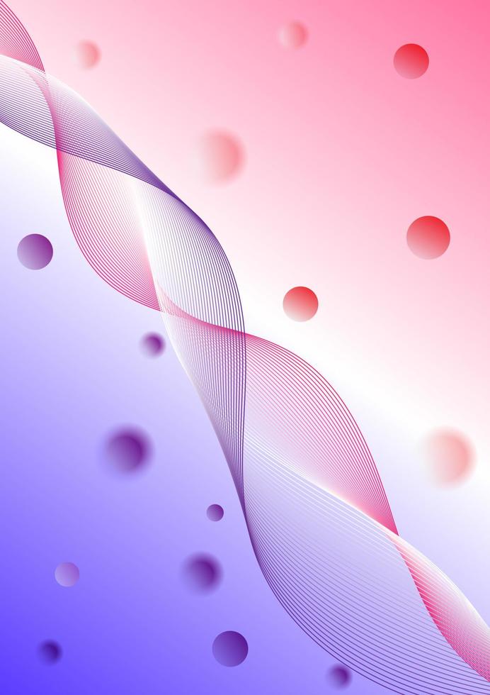 abstrakte hintergrundmischung flüssigkeit flüssigkeit stil verlauf violett rosa ton tapeten vektorillustration vektor