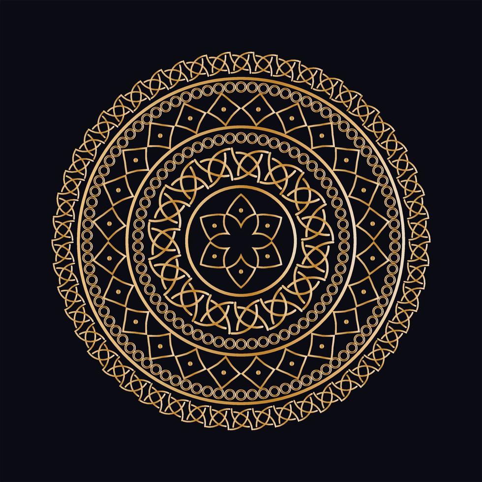 Luxus dekorativer Mandala-Design-Hintergrund-Vektor vektor