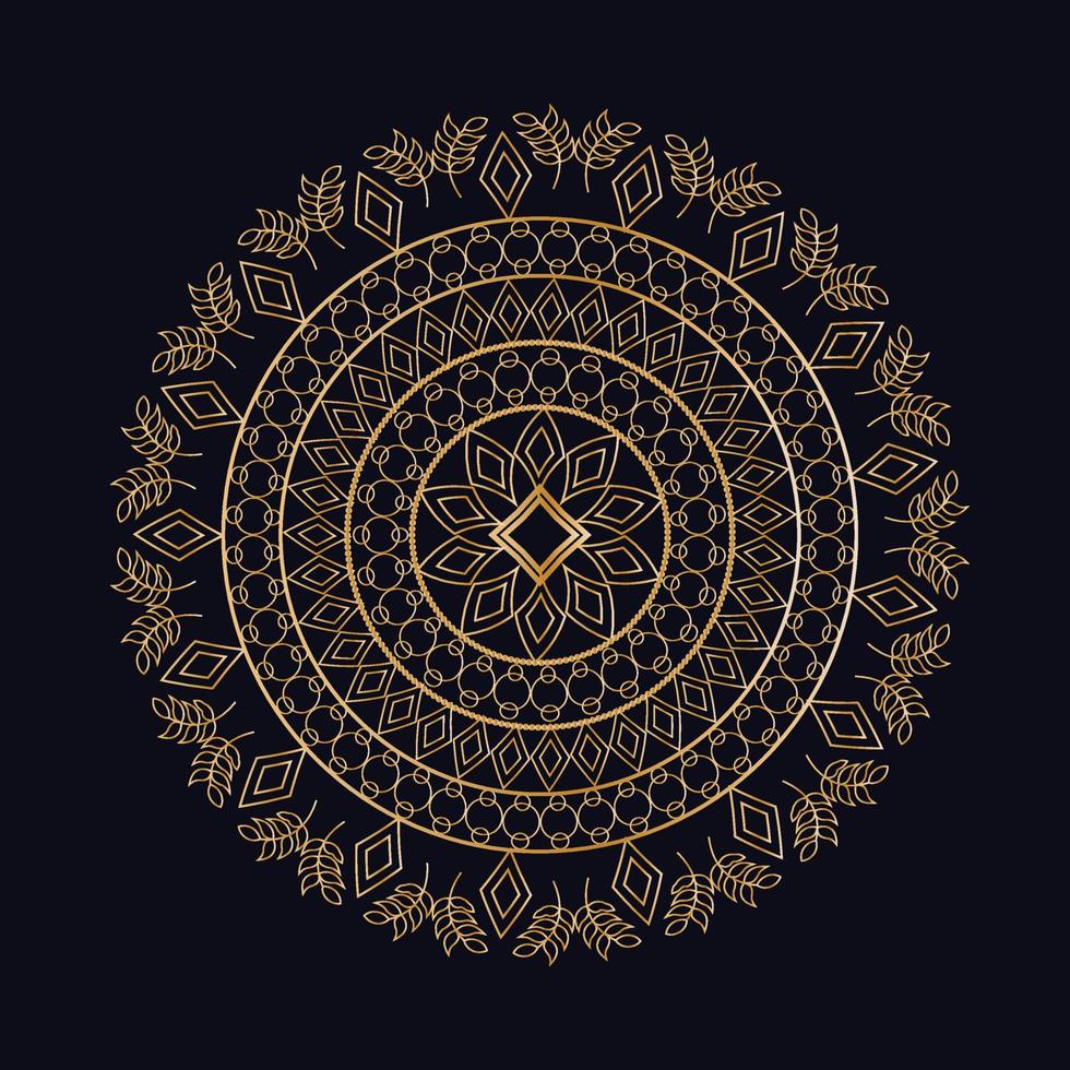 Luxus dekorativer Mandala-Design-Hintergrund-Vektor vektor