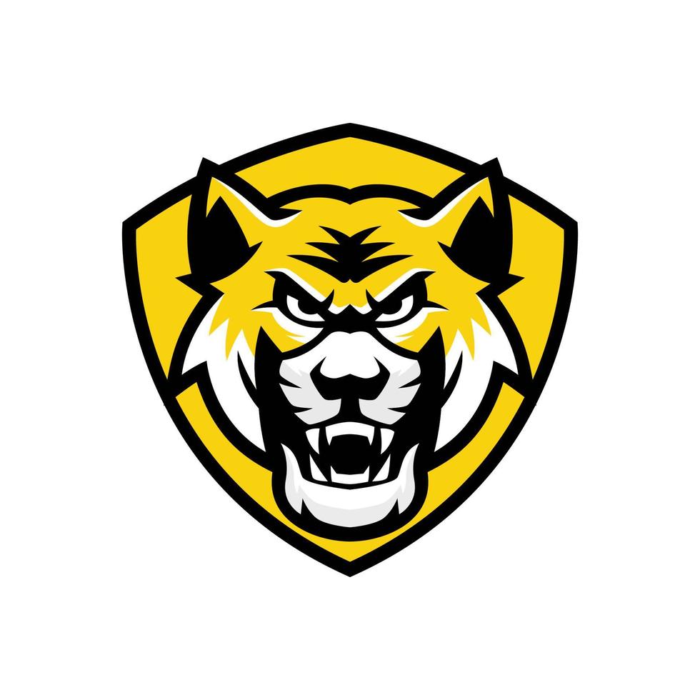 tiger esports logotypmallar vektor