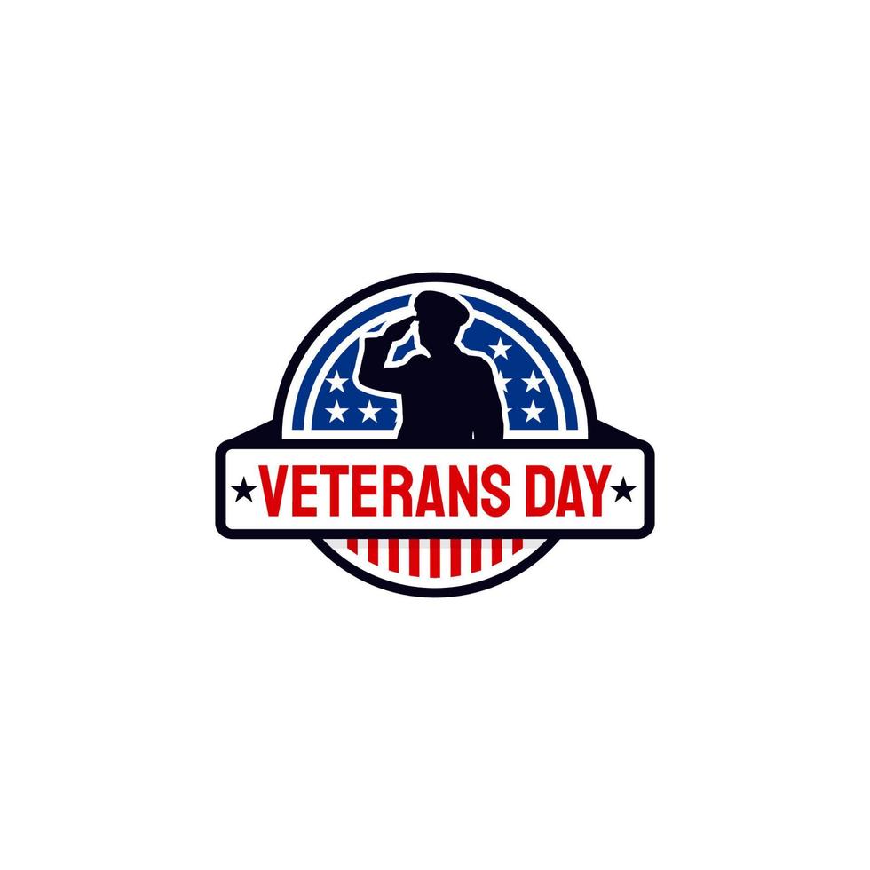 enastående veteranens dag vektorer design