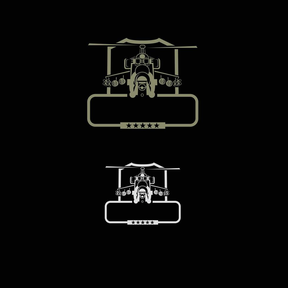 Luftangriff-Logo vektor