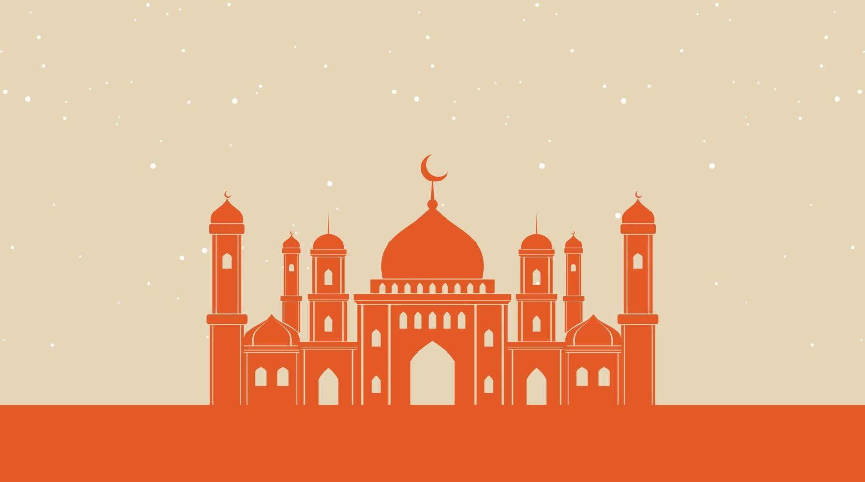 islamischer hintergrund. Eid Mubarak-Hintergrund. Ramadan-Kareem-Hintergrund. vektor